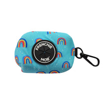Load image into Gallery viewer, HAPPY RAINBOW BLUE POOP BAG HOLDER
